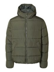 SELECTED HOMME Kurtka pikowana w kolorze khaki rozmiar: S. Brązowe kurtki męskie Selected Homme, s, bez wzorów, bez kaptura. Za 162.49 zł.