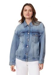 Scotch & Soda Kurtka dżinsowa w kolorze błękitnym rozmiar: L. Niebieskie kurtki damskie Scotch & Soda, l, bez wzorów, bez kaptura. Za 276.05 zł.