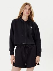 Adidas by Stella McCartney Bluza JD8107 Czarny Loose Fit. Czarne bluzy bez kaptura damskie adidas by Stella McCartney, xl, z bawełny. Za 449.99 zł.