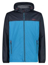 CMP Kurtka przeciwdeszczowa w kolorze niebiesko-granatowym rozmiar: 50. Niebieskie kurtki outdoor męskie CMP, m, bez wzorów, z tkaniny, bez kaptura. Za 147.91 zł.