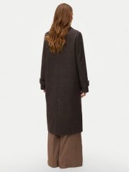 Vero Moda Płaszcz zimowy Eva 10348666 Brązowy Regular Fit. Brązowe płaszcze damskie Vero Moda, na zimę, xl, bez wzorów, z syntetyku. Za 359.99 zł.