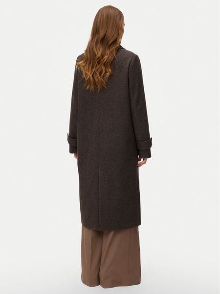 Vero Moda Płaszcz zimowy Eva 10348666 Brązowy Regular Fit. Brązowe płaszcze damskie Vero Moda, na zimę, xl, bez wzorów, z syntetyku. Za 359.99 zł.