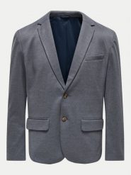 Only & Sons Marynarka Mark 22031060 Granatowy Slim Fit. Niebieskie marynarki męskie Only & Sons, bez wzorów, z syntetyku. Za 189.99 zł.