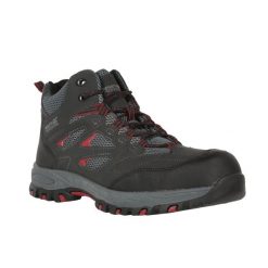 Buty Ochronne Męskie. Czerwone buty trekkingowe męskie Regatta, bez zapięcia, trekkingowe. Za 330.99 zł.