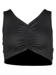 Reebok Top w kolorze czarnym rozmiar: L. Czarne topy damskie Reebok, l, bez wzorów, bez kołnierzyka. Za 57.20 zł.