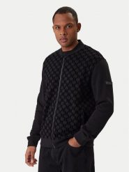 KARL LAGERFELD Bluza 705002 561910 Czarny Regular Fit. Czarne bluzy bez kaptura męskie Karl Lagerfeld, m, z bawełny. Za 959.99 zł.