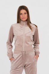 GUESS Beżowa bluza dresowa. Brązowe bluzy bez kaptura damskie Guess, s, z dresówki. W wyprzedaży za 293.99 zł.