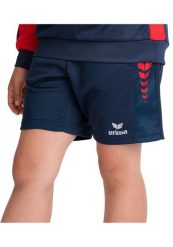 Spodenki Erima Six Wings Multicolor Junior. Czerwone szorty damskie Erima, bez wzorów, z materiału. Za 230.99 zł.