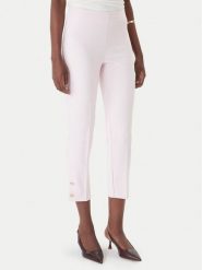 Rinascimento Spodnie materiałowe CFC0128641003 Różowy Slim Fit. Czerwone spodnie materiałowe damskie RINASCIMENTO, bez wzorów, z materiału. Za 449.99 zł.