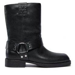 Botki Tory Burch. Czarne botki damskie Tory Burch, bez obcasa, na płaskiej podeszwie, bez zapięcia. Za 2,629.00 zł.