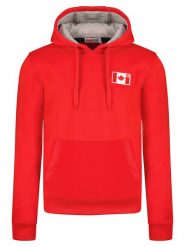 Canadian Peak Bluza "Fondeak" w kolorze czerwonym rozmiar: XXL. Czerwone bluzy z kapturem męskie Canadian Peak, xxl. Za 123.25 zł.