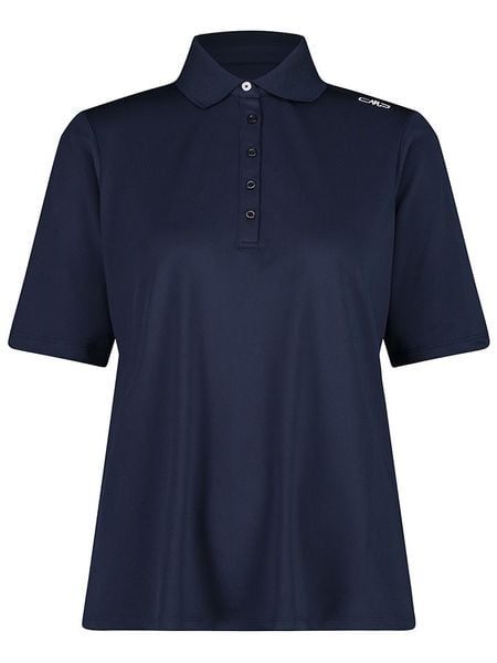 Cmp Funkcyjna koszulka polo w kolorze granatowym rozmiar: 36. Niebieskie bluzki sportowe damskie CMP, bez wzorów, bez ramiączek. Za 52.42 zł.