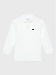 Lacoste Polo PJ8915 Biały Regular Fit. Białe t-shirty chłopięce Lacoste, bez wzorów, z bawełny, bez ramiączek. Za 289.99 zł.