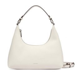 Torebka Calvin Klein. Białe torebki klasyczne damskie CALVIN KLEIN, bez wzorów, bez dodatków. Za 489.99 zł.