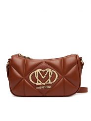 LOVE MOSCHINO Torebka JC4083PP1NLC0312 Brązowy. Brązowe listonoszki damskie Love Moschino, bez wzorów, ze skóry, bez dodatków. Za 709.99 zł.