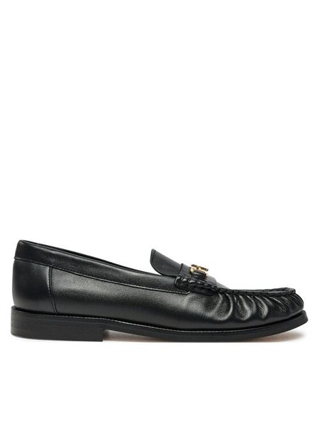 Tommy Hilfiger Mokasyny Soft Leather Horsebit Loafer FW0FW08414 Czarny. Czarne mokasyny damskie Tommy Hilfiger, ze skóry. Za 319.99 zł.