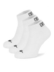 Kappa Skarpety krótkie KR_GOAL_AW26 (3-PACK) Biały. Białe skarpetki damskie Kappa, bez wzorów, z bawełny. Za 34.99 zł.