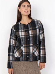 Soyaconcept® Kurtka - Wokal Kobiety czarny|biały|beżowy, S. Białe kurtki damskie s, bez wzorów, z wełny, bez kaptura. Za 179.95 zł.