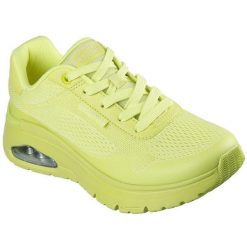 Buty sportowe damskie Skechers Uno Flex Spring On. Zielone buty sportowe na co dzień damskie Skechers, bez wzorów. W wyprzedaży za 390.00 zł.