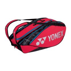 Torba tenisowa na rakiety Yonex Pro Bag 92229 Tango Red. Czerwone torebki klasyczne damskie YONEX, bez wzorów, bez dodatków. Za 679.00 zł.