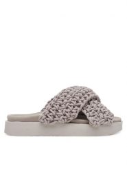 Inuikii Klapki Woven Stones 70104-105 202 Szary. Szare klapki damskie Inuikii, bez wzorów, z materiału, bez obcasa. Za 1,009.00 zł.