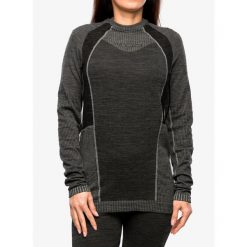 Bluza termoaktywna damska La Sportiva Wool70 Tech Longsleeve. Szare bluzy bez kaptura damskie La Sportiva. Za 377.99 zł.