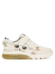 Geox Sneakersy J Ciberdron J56LPA 0BCKN C1M2U D Écru. Buty sportowe dziewczęce Geox, bez wzorów, ze skóry, bez zapięcia. Za 239.99 zł.