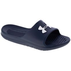 Klapki na basen męskie Under Armour Core Pth Slide. Niebieskie klapki i japonki męskie Under Armour, z materiału. Za 67.99 zł.
