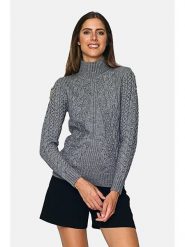 C& Jo Sweter w kolorze szarym rozmiar: 36. Szare golfy damskie C& Jo, bez wzorów, z kaszmiru, bez ramiączek. Za 162.57 zł.