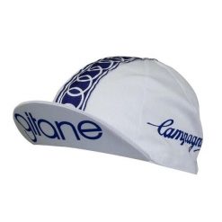 Czapka rowerowa Gist Equipe Vintage Gitane Campganolo. Białe czapki męskie GIST, bez wzorów, z bawełny, eleganckie. Za 97.40 zł.