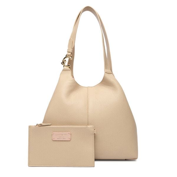 Torebka Coccinelle. Brązowe torebki klasyczne damskie Coccinelle, bez wzorów, bez dodatków. Za 1,269.00 zł.