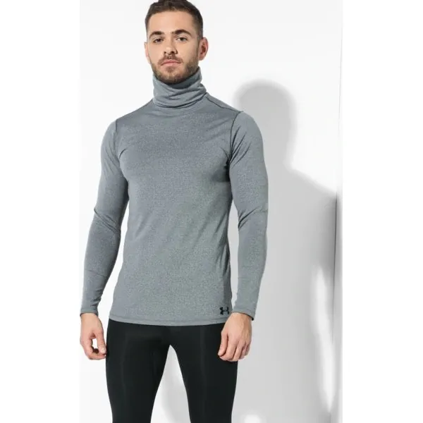 Under Armour Bluza Fitted Cg Funnel Neck , szary, rozmiar M. Szare bluzy bez kaptura męskie Under Armour, m, z materiału. W wyprzedaży za 119.99 zł.