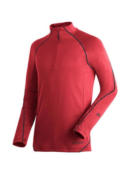 Maier Sports Bluza polarowa "Roger" w kolorze czerwonym rozmiar: 52. Czerwone bluzy bez kaptura męskie Maier Sports, z materiału. Za 96.37 zł.