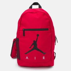 Plecak szkolny Air Jordan School Backpack Gym Red + Piórnik 9B0503-R78. Czarne plecaki damskie Jordan, bez wzorów. Za 179.00 zł.