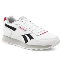 Buty do chodzenia męskie Reebok Glide. Białe buty sportowe na co dzień męskie Reebok, z gumy, bez zapięcia, na fitness i siłownię. Za 197.40 zł.
