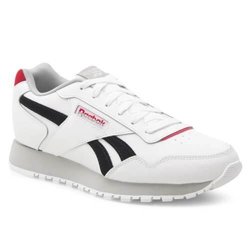 Buty do chodzenia męskie Reebok Glide. Białe buty sportowe na co dzień męskie Reebok, z gumy, bez zapięcia, na fitness i siłownię. Za 197.40 zł.