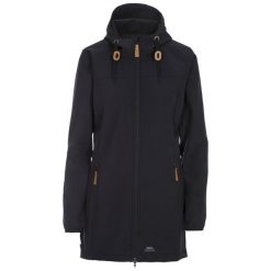 Kurtka Damska Kristy Wodoodporna. Czarne kurtki damskie Trespass, m, bez wzorów, bez kaptura. Za 262.99 zł.