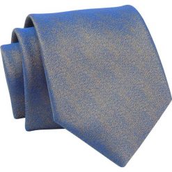 Krawat Niebiesko-Beżowy, Melanżowy, 7 cm, Elegancki, Klasyczny, Męski -ALTIES. Niebieskie krawaty i muchy męskie Alties, bez wzorów, z tkaniny, eleganckie. Za 49.00 zł.