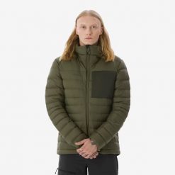 Second Life - Kurtka trekkingowa męska puchowa Simond MT500 - 10°C. Zielone kurtki męskie SIMOND, na lato, l, bez wzorów, z materiału, z kapturem. Za 209.99 zł.