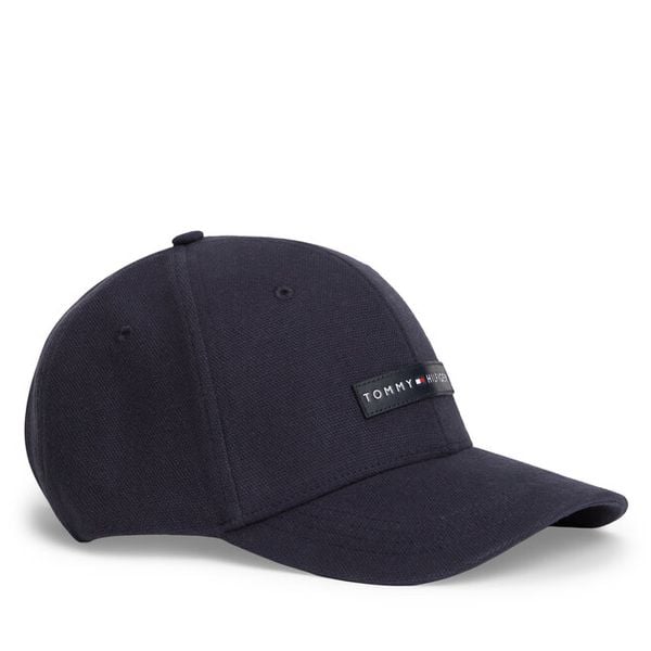 Czapka z daszkiem Tommy Hilfiger. Niebieskie czapki męskie Tommy Hilfiger, bez wzorów. Za 189.99 zł.