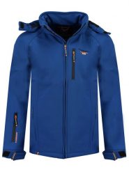 Canadian Peak Kurtka softshellowa "Tabooeak" w kolorze niebieskim rozmiar: L. Niebieskie kurtki outdoor męskie Canadian Peak, l, bez wzorów, z polaru, bez kaptura. Za 170.47 zł.