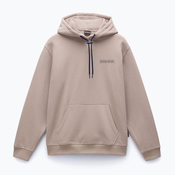 Bluza męska Napapijri B-Albula Hooded. Brązowe bluzy bez kaptura męskie Napapijri, m. Za 249.99 zł.