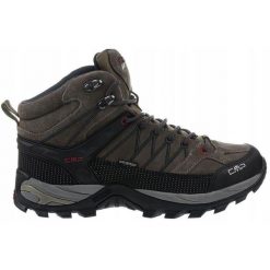 Buty trekkingowe dla mężczyzn CMP Rigel Mid. Czarne buty trekkingowe męskie CMP, z materiału, bez zapięcia, trekkingowe. Za 399.99 zł.