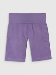 4F Szorty sportowe w kolorze fioletowym rozmiar: XS/S. Różowe spodenki sportowe damskie 4f, s, z materiału, outdoorowe. Za 34.95 zł.