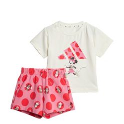 Zestaw Adidas Disney Minnie Mouse T-Shirt. Białe t-shirty damskie Adidas, m, bez wzorów, bez kołnierzyka. Za 179.00 zł.