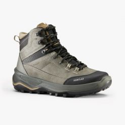 Buty trekkingowe damskie Forclaz MT100 skóra wodoodporne. Brązowe obuwie trekkingowe damskie FORCLAZ. Za 349.99 zł.