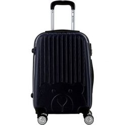 Walizka w kolorze granatowym - 44 l. Niebieskie walizki Bestseller Luggage, bez wzorów, z materiału. W wyprzedaży za 169.95 zł.