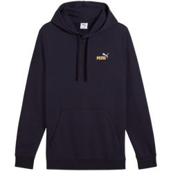 Bluza męska Puma Ess 2 Color Small No.1 Logo Hoodie TR. Czarne bluzy bez kaptura męskie Puma, bez wzorów, sportowe, bez kołnierzyka, bez ramiączek. Za 159.00 zł.
