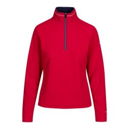 Top Z Polaru Damski Skylar. Czerwone topy sportowe damskie Trespass, l, bez wzorów, z materiału, bez ramiączek. Za 85.99 zł.