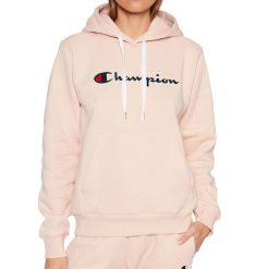 Bluza sportowa damska Champion Wmns Organic Cotton Blend Script Logo Hoodie. Czerwone bluzy sportowe damskie CHAMPION, s. Za 251.00 zł.